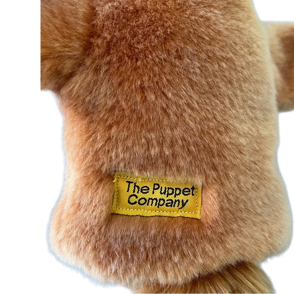 The Puppet Company Plush Fox Hand Puppet Orange and White Large